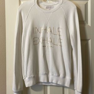 Spiritual Gangster Size Medium Inhale Exhale Sweatshirt
